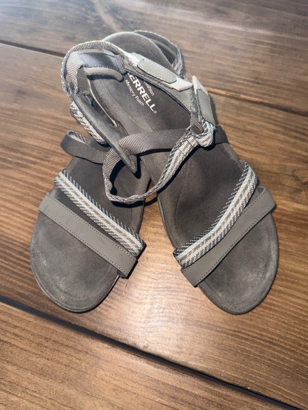 Merrell Brindle Performance Footwear Memory Foam Sandals US 9